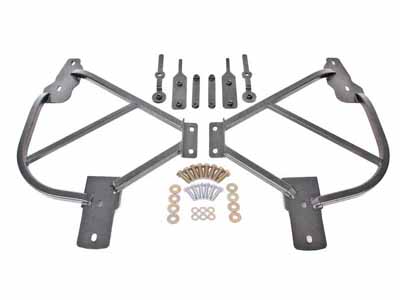 BMR SFC015H Subframe Connectors, Bolt-on, Black Hammertone for 2010-2015 Camaro / BMR SFC015H Bolt-On Subframe Connectors