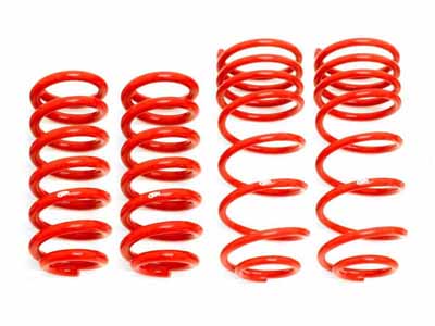 BMR SP001 Lowering Spring Kit, Set Of 4, 1.25" Drop, Red for 1993-2002 F-Body / BMR SP001 Lowering Spring Kit