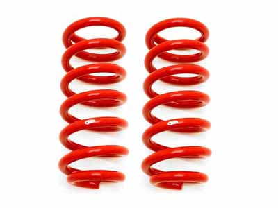 BMR SP002 Lowering Springs, Front, 1.25" Drop, Red for 1993-2002 F-Body / BMR SP002 Front Lowering Springs