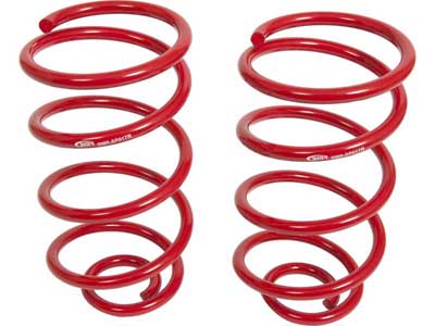 BMR SP017R Lowering Springs, Rear, 1" Drop, Red for 1964-1966 A-Body / BMR SP017R Rear Lowering Springs