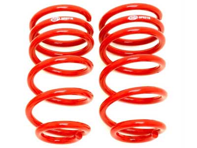BMR SP021R Lowering Springs, Rear, 1" Drop, 460 Spring Rate, V8, Red for 2010-2015 Camaro / BMR SP021R Rear Lowering Springs