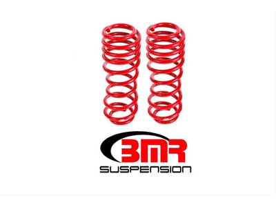 BMR SP067R Lowering Springs, Rear, 1.5" Drop, Handling, GT/GT500, Red for 2005-2014 Mustang & GT500 / BMR SP067R Rear Lowering Springs