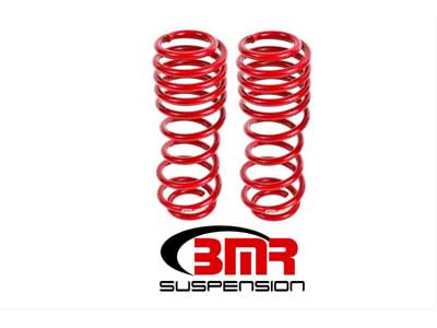 BMR SP074R Lowering Springs, Rear, 1.5" Drop, Handling, GT500, Red for 2007-2014 Mustang GT500 / BMR SP074R Rear Lowering Springs