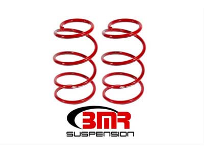 BMR SP076R Lowering Springs, Front, 1.5" Drop, Drag, GT500, Red for 2007-2014 Mustang GT500 / BMR SP076R Front Lowering Springs