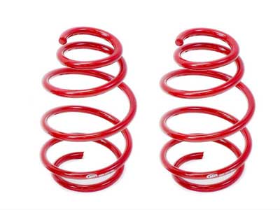 BMR SP078R Lowering Springs, Front, 1.25" Drop, 220 Spring Rate, V8, Red for 2010-2015 Camaro / BMR SP078R Front Lowering Springs