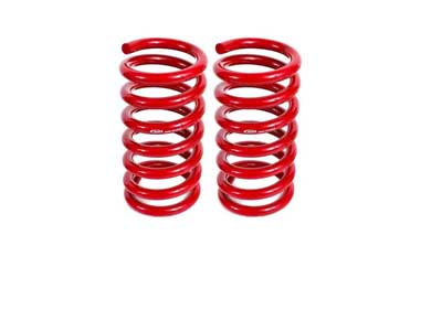 BMR SP088R Lowering Springs, Rear, Drag Version, Red for 2015-2026 Mustang S550/S650 / BMR SP088R Rear Lowering Springs