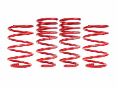 BMR SP300 Lowering Springs, Set Of 4, 1.0" Drop, Red for 2008-2009 Pontiac G8 / BMR SP300 Lowering Spring Kit