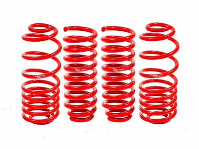 BMR SP640 Lowering Springs, Set Of 4, 2.0"/3.0" Drop, Red for 2002-2009 Trailblazer / BMR SP640 Lowering Spring Kit
