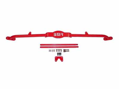 BMR STB004R Strut Tower Brace, 3 Point Mount, TPI Only, Red for 1982-1992 F-Body / BMR STB004R Strut Tower Brace