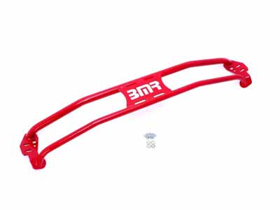 BMR STB017R Strut Tower Brace, Front, 2-Point, Fits Non-supercharged V8, Red for 2011-2015 Camaro / BMR STB017R Strut Tower Brace