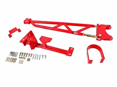 BMR TA011R Torque Arm, Tunnel Mount, Stock Exhaust, W/ DSL, Red for 1993-2002 F-Body / BMR TA011R Tunnel Mount Torque Arm