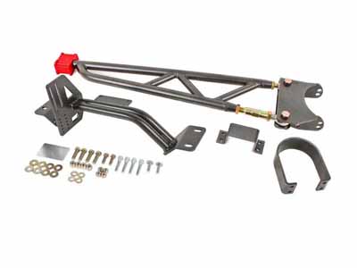 BMR TA012H Torque Arm, Tunnel Mount, Long Tube Headers, W/ DSL, Black for 1993-2002 F-Body / BMR TA012H Tunnel Mount Torque Arm