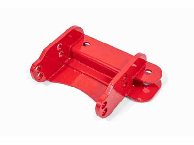 BMR TAB001R Torque Arm Bracket Replacement, Use With XTA001, Red for 1982-2002 F-Body / BMR TAB001R Torque Arm Bracket Replacement