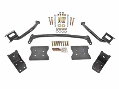BMR TBR004H Torque Box Reinforcement Plate Kit(TBR005H And TBR003H), Black for 1979-2004 Mustang / BMR TBR004H Torque Box Reinforcement Plate Kit