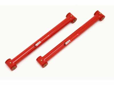 BMR TCA001R Lower Control Arms, Non-Adjustable With Poly Bushings, Red for 1982-2002 F-Body / BMR TCA001R Non-Adjustable Lower Control Arms