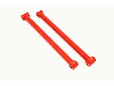 BMR TCA011R Trailing Arms, Rear, Polyurethane Bushings, Red for 1996-2006 W-Body / BMR TCA011R Trailing Arms