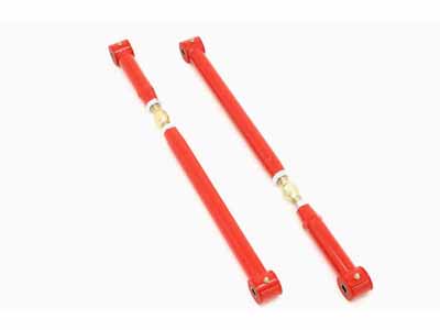 BMR TCA012R Lateral Arms, Adjustable, Rear, Forward Mount, Red for 1996-2006 W-Body / BMR TCA012R Adjustable Lateral Arms