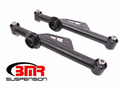 BMR TCA016H Lower Control Arms, Non-Adj, Spherical Bearings, Black Hammertone for 1979-1998 Mustang / BMR TCA016H Non-Adjustable Lower Control Arms