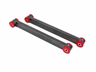 BMR TCA032H Lower Control Arms, Boxed, Non-Adj With Poly Bushings, Black for 2005-2014 Mustang / BMR TCA032H Non-Adjustable Lower Control Arms