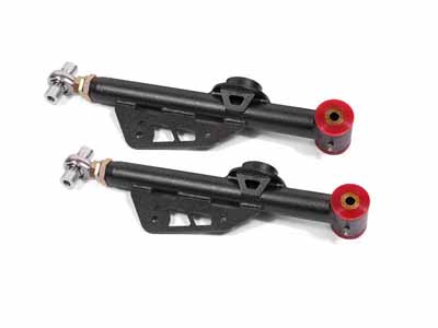 BMR TCA051H Lower Control Arms, On-car Adj, Poly/Rod End Combo, Black for 1979-1998 Mustang / BMR TCA051H Adjustable Lower Control Arms