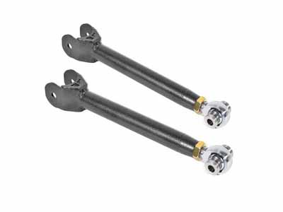 BMR TCA060H Lower Trailing Arms, Single Adj With Rod Ends, Black Hammertone for 2016-2024 Camaro / BMR TCA060H Adjustable Lower Trailing Arms