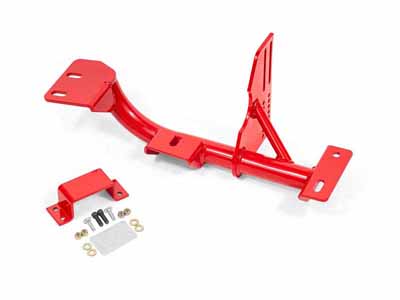 BMR TCC007R Torque Arm Relocation Crossmember, 4L60E, LS1, Red for 1998-2002 F-Body / BMR TCC007R Torque Arm Relocation Crossmember