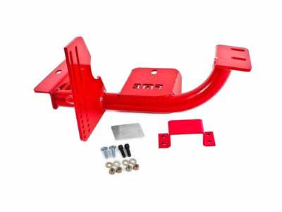 BMR TCC013R Torque Arm Relocation Crossmember, TH350 / PG, LT1, Red for 1993-1997 F-Body / BMR TCC013R Torque Arm Relocation Crossmember