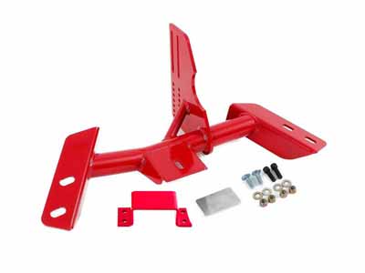 BMR TCC015R Torque Arm Relocation Crossmember, T5, Red for 1984-1992 F-Body / BMR TCC015R Torque Arm Relocation Crossmember