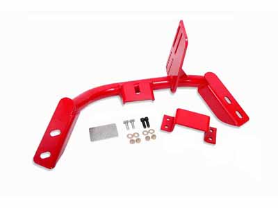 BMR TCC016R Torque Arm Relocation Crossmember, T56 / M6, Red for 1984-1992 F-Body / BMR TCC016R Torque Arm Relocation Crossmember