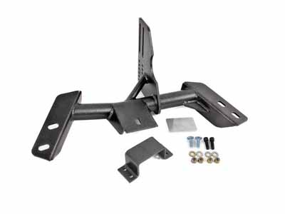 BMR TCC017H Torque Arm Relocation Crossmember, TH700R4 / 4L60, Black Hammertone for 1984-1992 F-Body / BMR TCC017H Torque Arm Relocation Crossmember