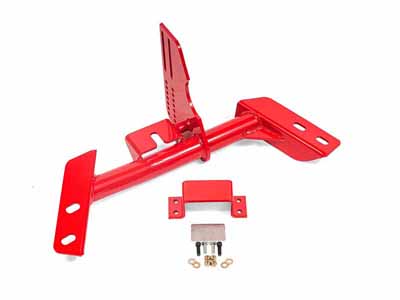BMR TCC019R Torque Arm Relocation Crossmember, TH400, Red for 1984-1992 F-Body / BMR TCC019R Torque Arm Relocation Crossmember