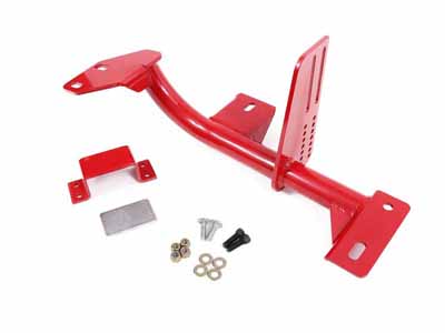 BMR TCC021R Torque Arm Relocation Crossmember, 4L80E, LS1, Red for 1998-2002 F-Body / BMR TCC021R Torque Arm Relocation Crossmember