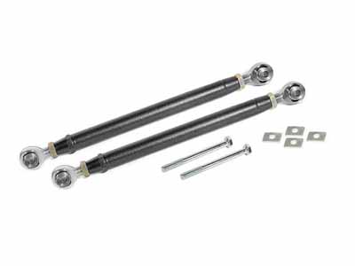 BMR TR007H Toe Rods, Rear, Double Adjustable With Rod Ends, Black Hammertone for 2016-2024 Camaro / BMR TR007H Rear Toe Rod Kit