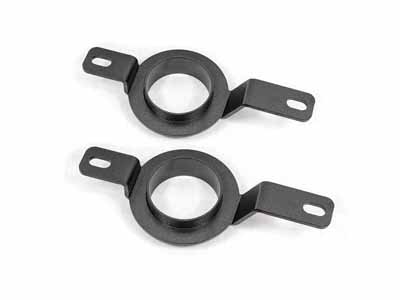 BMR USP001H Upper Spring Mounts, Black Hammertone for 1982-1992 F-Body / BMR USP001H Upper Spring Mounts