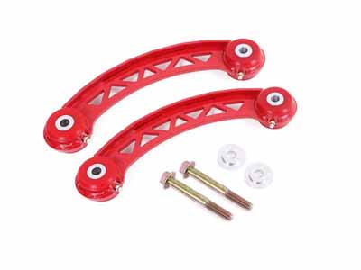 BMR UTA110R Upper Trailing Arms, Non-Adj With Poly Bushings, Red for 2006-2023 Challenger & Charger / BMR UTA110R Non-Adjustable Upper Trailing Arms