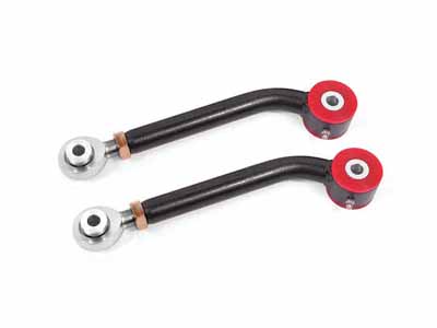 BMR UTA111H Upper Trailing Arms, Single Adj W/Poly/Rod Ends, Black, 2006-2023 Challenger & Charger / BMR UTA111H Adjustable Upper Trailing Arms