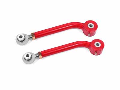 BMR UTA111R Upper Trailing Arms, Single Adj W/Poly/Rod Ends, Red for 2006-2023 Challenger & Charger / BMR UTA111R Adjustable Upper Trailing Arms