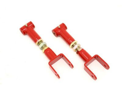 BMR UTCA002R Upper Control Arms, On-car Adj,Poly Bushings,ext Length, Red for 1991-1996 B-Body / BMR UTCA002R Adjustable Upper Control Arms