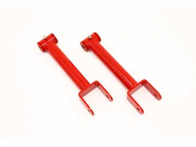 BMR UTCA003R Upper Control Arms, Non-Adj With Poly Bushings, Ext Length, Red for 1991-1996 B-Body / BMR UTCA003R Non-Adjustable Upper Control Arms