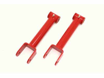 BMR UTCA006R Upper Control Arms, Non-Adjustable With Poly Bushings, Red for 1978-1987 G-Body / BMR UTCA006R Non-Adjustable Upper Control Arms