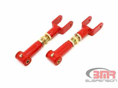 BMR UTCA007R Upper Control Arms, On-car Adjustable With Poly Bushings, Red for 1978-1987 G-Body / BMR UTCA007R Adjustable Upper Control Arms