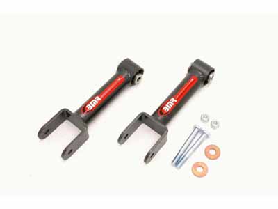 BMR UTCA013H Upper Control Arms, Non-Adj, Spherical Bearings, Black Hammertone for 1979-2004 Mustang / BMR UTCA013H Non-Adjustable Upper Control Arms
