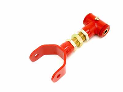 BMR UTCA019R Upper Control Arm, On-car Adjustable With Poly Bushing, Red for 2005-2010 Mustang / BMR UTCA019R Adjustable Upper Control Arms