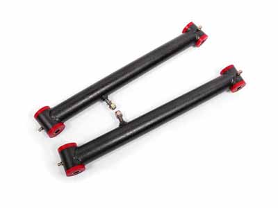 BMR UTCA021H Upper Control Arms Non-Adj W/Poly Bushings, Black, 2002-2009 Trailblazer, 2003-2006 SSR / BMR UTCA021H Non-Adjustable Upper Control Arms