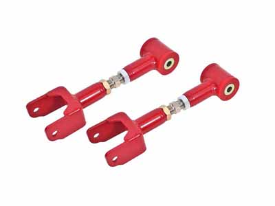 BMR UTCA046R Upper Control Arms, On-car Adjustable With Poly Bushings, Red for 1968-1972 A-Body / BMR UTCA046R Adjustable Upper Control Arms