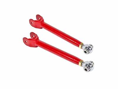 BMR UTCA062R Upper Control Arms, Single Adjustable With Rod Ends, Red for 2016-2024 Camaro / BMR UTCA062R Adjustable Upper Control Arms