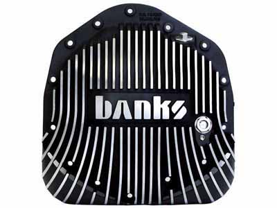 Banks 19249 Ram-Air Differential Cover Satin Black/Machined w/Hardware, GM 2500/3500, Ram 2500/3500 / Banks Power 19249 Differential Cover