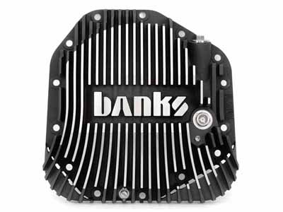 Banks 19280 Ram-Air Differential Cover Satin Black/Machined w/Hardware for 2017-2024 F250/F350 SRW / Banks Power 19280 Differential Cover