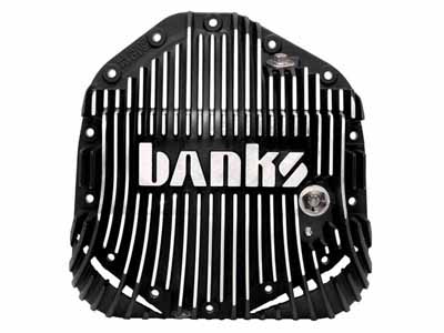Banks 19286 Ram-Air Differential Cover Satin Black/Machined for 2020-2026 GM 2500/3500 / Banks Power 19286 Differential Cover
