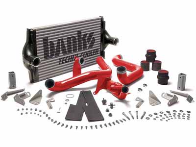 Banks 25970 Intercooler System with Boost Tubes Red for 1994-1997 Ford F250/F350 7.3D / Banks Power 25970 Intercooler Kit